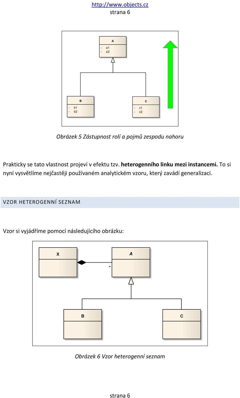 To si nyní vysvětlíme nejčastěji používaném analytickém vzoru, který zavádí generalizaci.