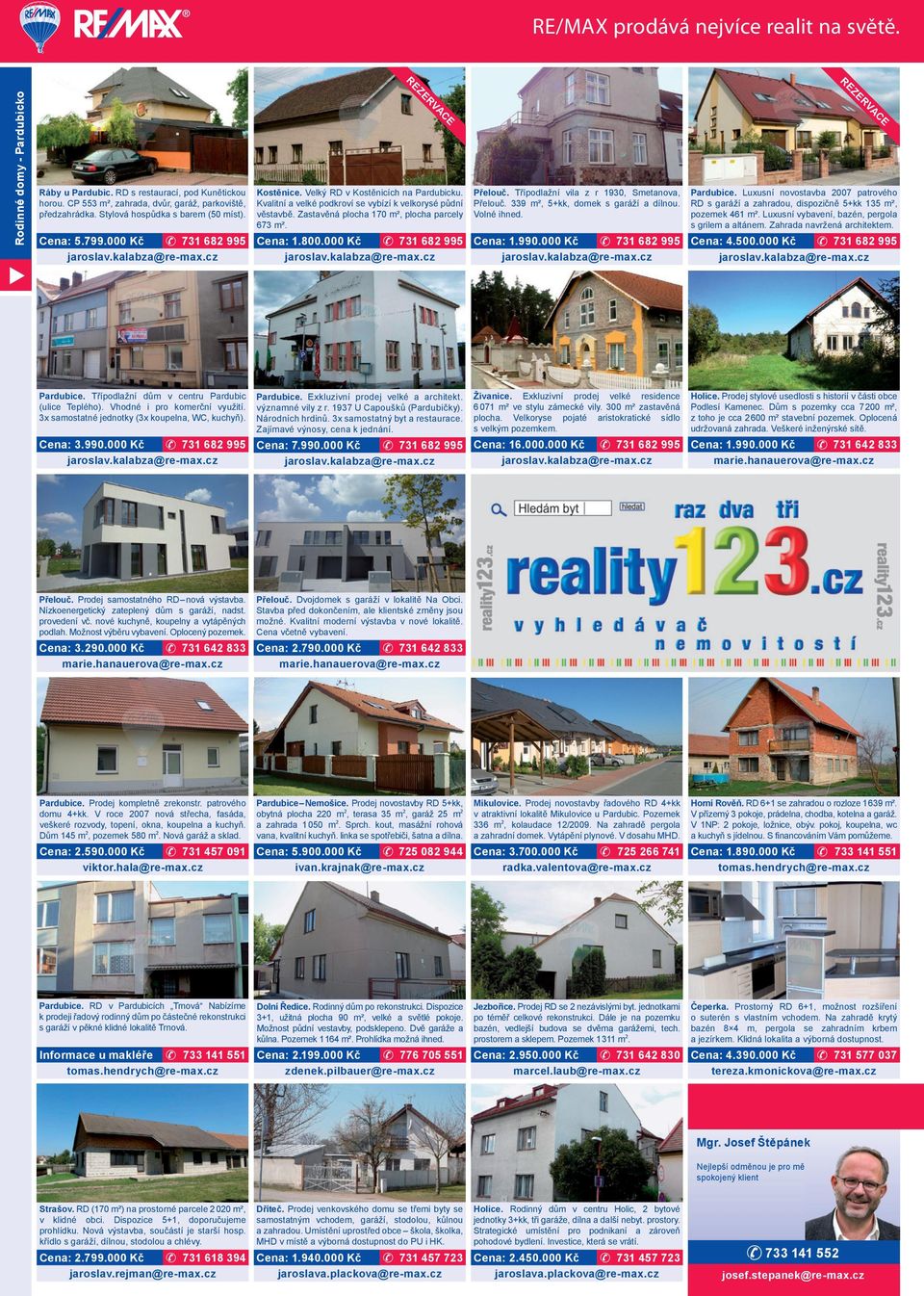 Stylová hospůdka s barem (50 míst). Přelouč. Třípodlažní vila z r 1930, Smetanova, Přelouč. 339 m², 5+kk, domek s garáží a dílnou. Volné ihned. Pardubice.