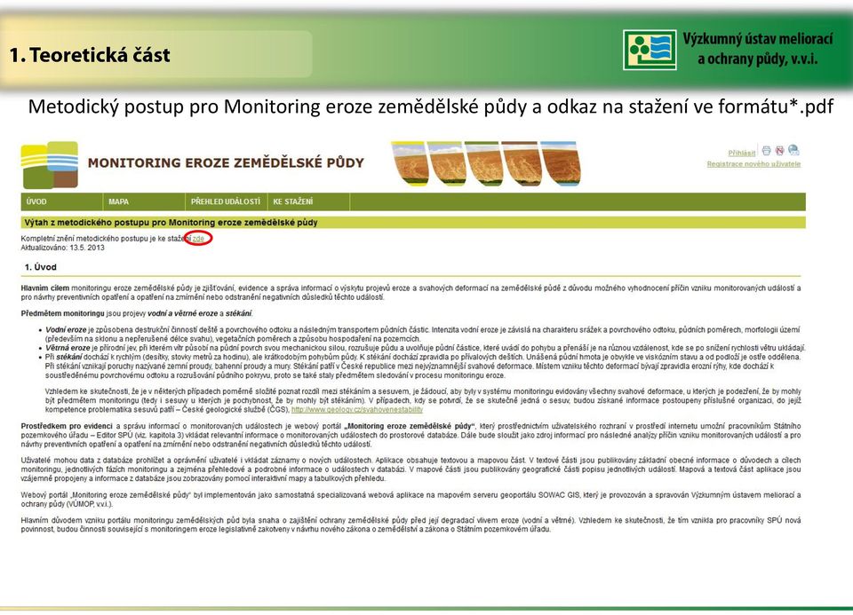 zemědělské půdy a