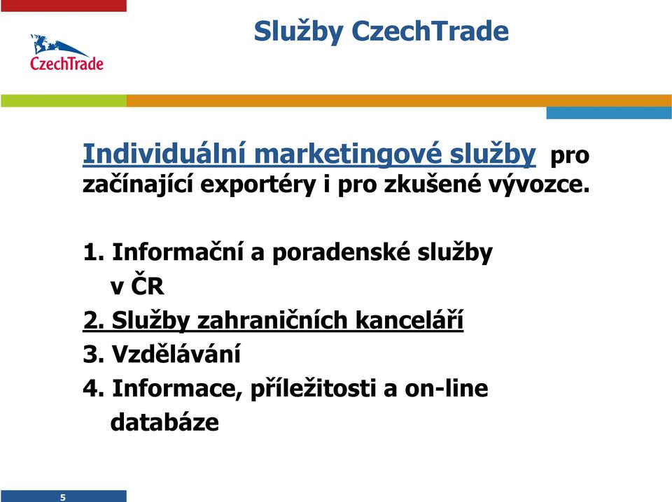 Informační a poradenské služby v ČR 2.