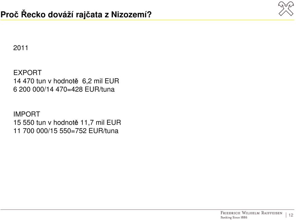 200 000/14 470=428 EUR/tuna IMPORT 15 550 tun