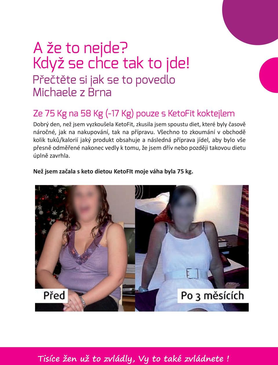 KetoFit, zkusila jsem spoustu diet, které byly časově náročné, jak na nakupování, tak na přípravu.