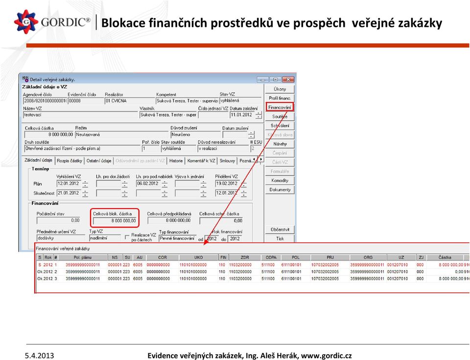 2013 Evidence veřejných