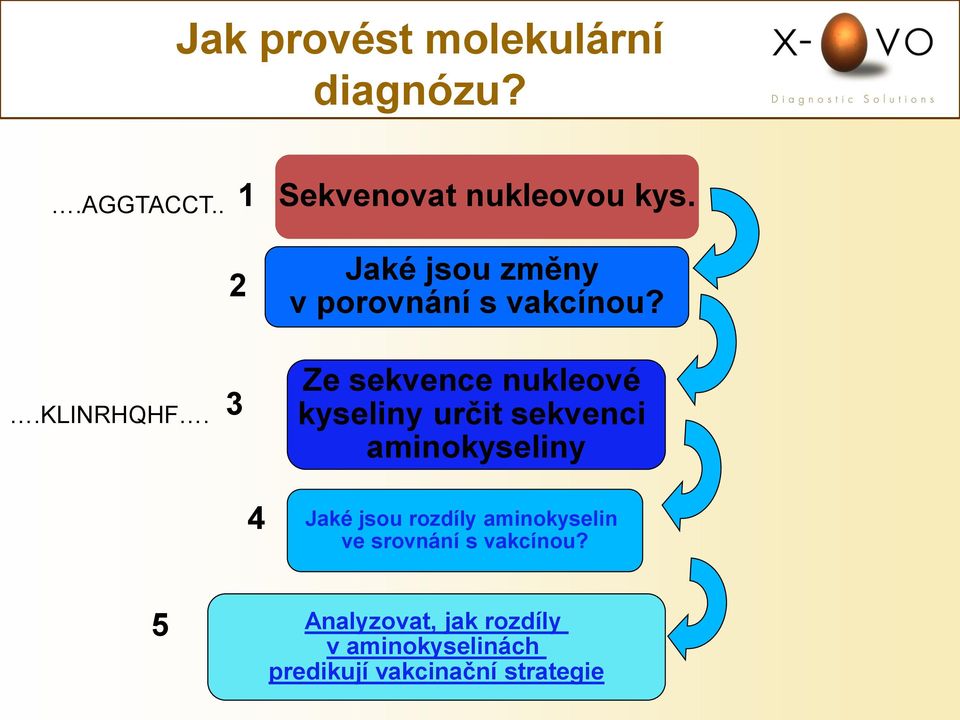 Ze sekvence nukleové kyseliny určit sekvenci aminokyseliny 4 Jaké jsou rozdíly