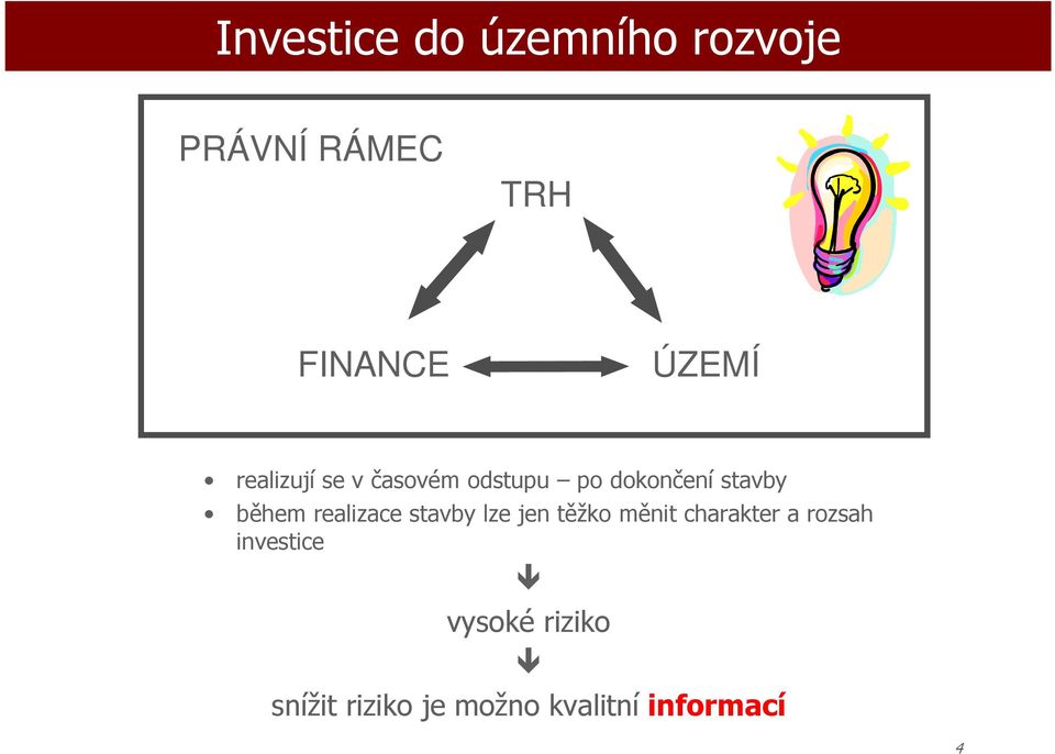 během realizace stavby lze jen těžk měnit charakter a