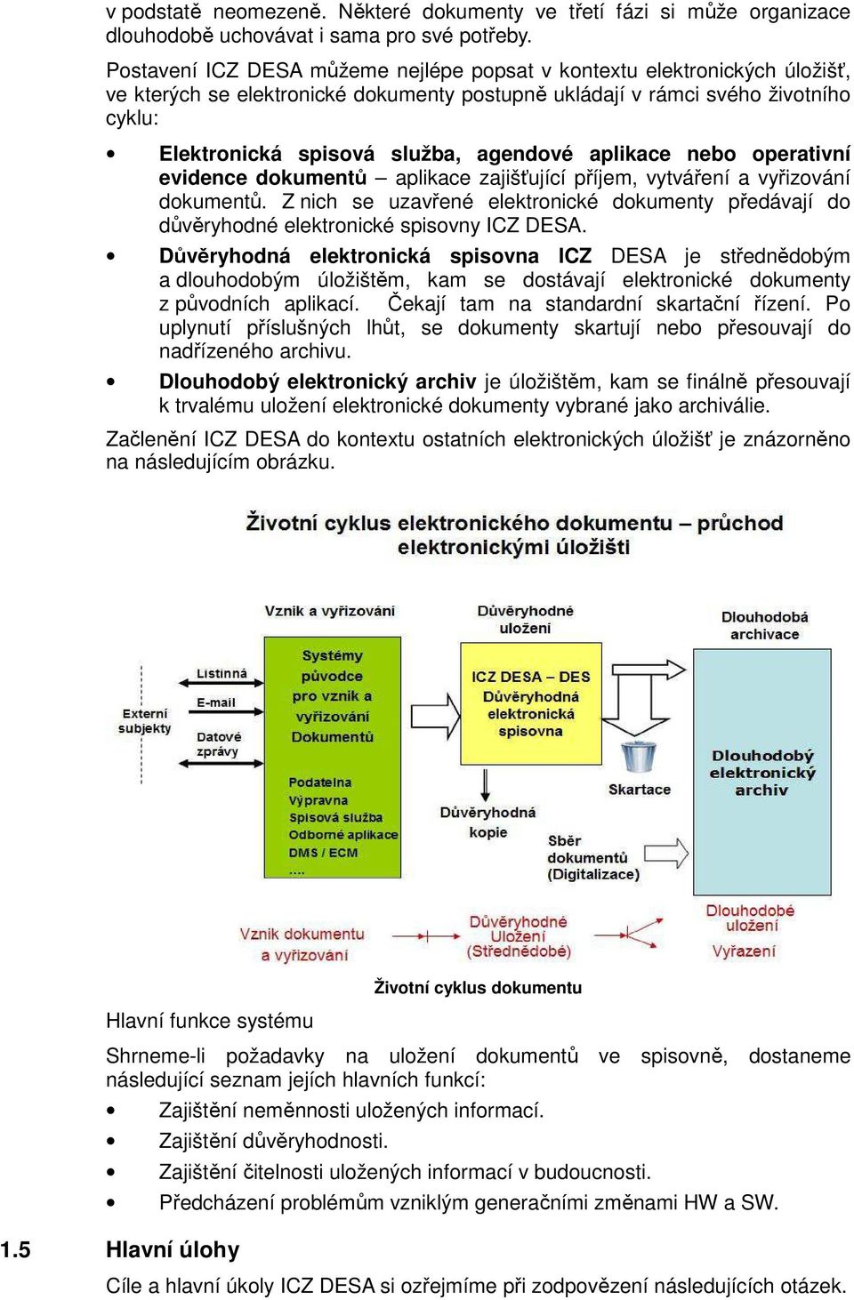 aplikace nebo operativní evidence dokumentů aplikace zajišťující příjem, vytváření a vyřizování dokumentů.