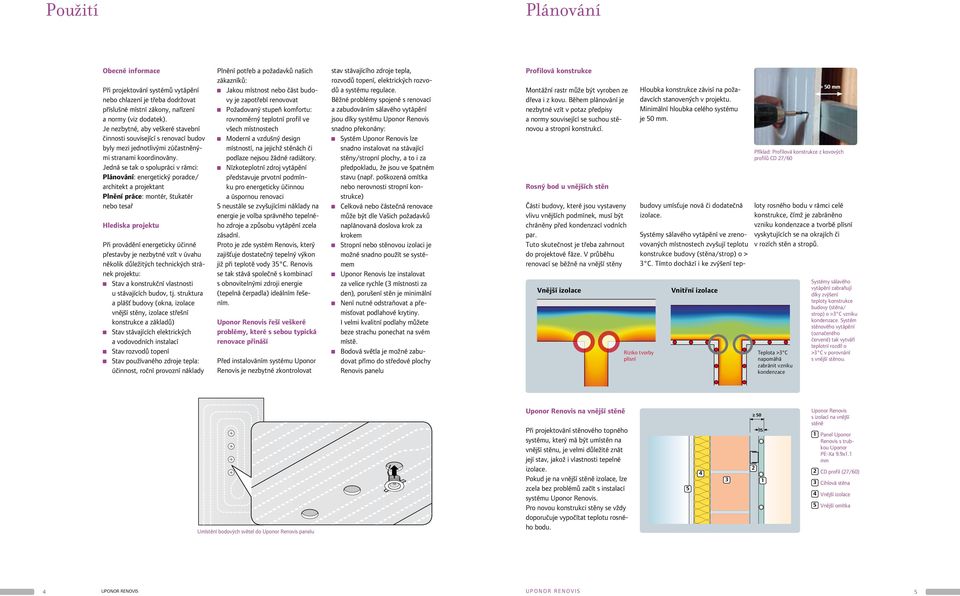 Jedná se tak o spolupráci v rámci: Plánování: energetický poradce/ architekt a projektant Plnění práce: montér, štukatér nebo tesař Hlediska projektu Při provádění energeticky účinné přestavby je