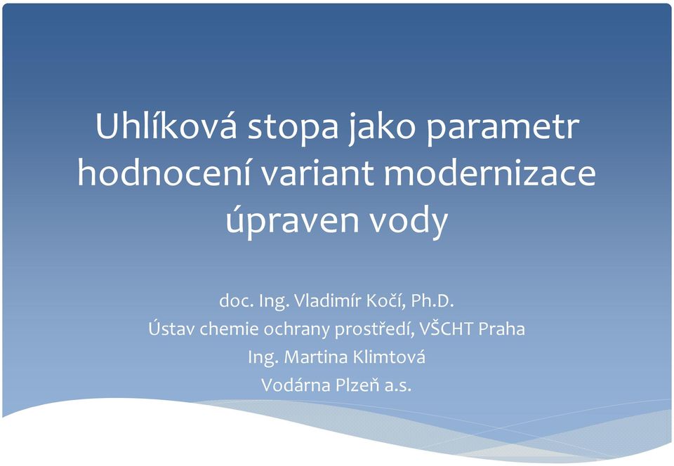 Vladimír Kočí, Ph.D.