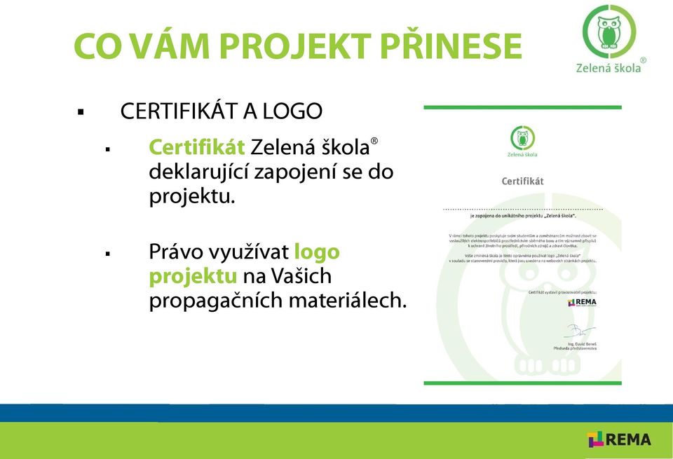 zapojení se do projektu.
