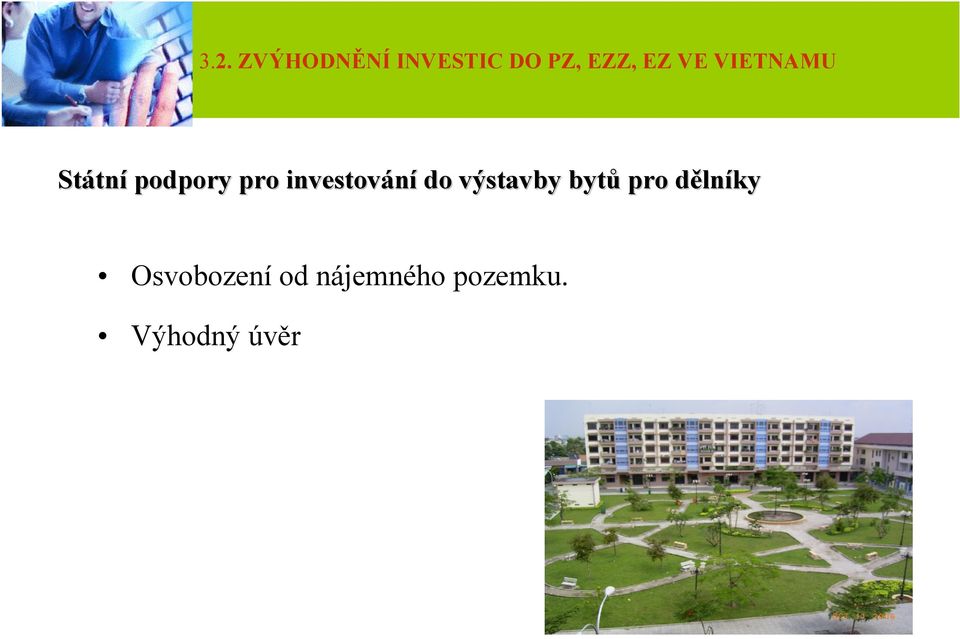 investování do výstavby v bytů pro dělnd