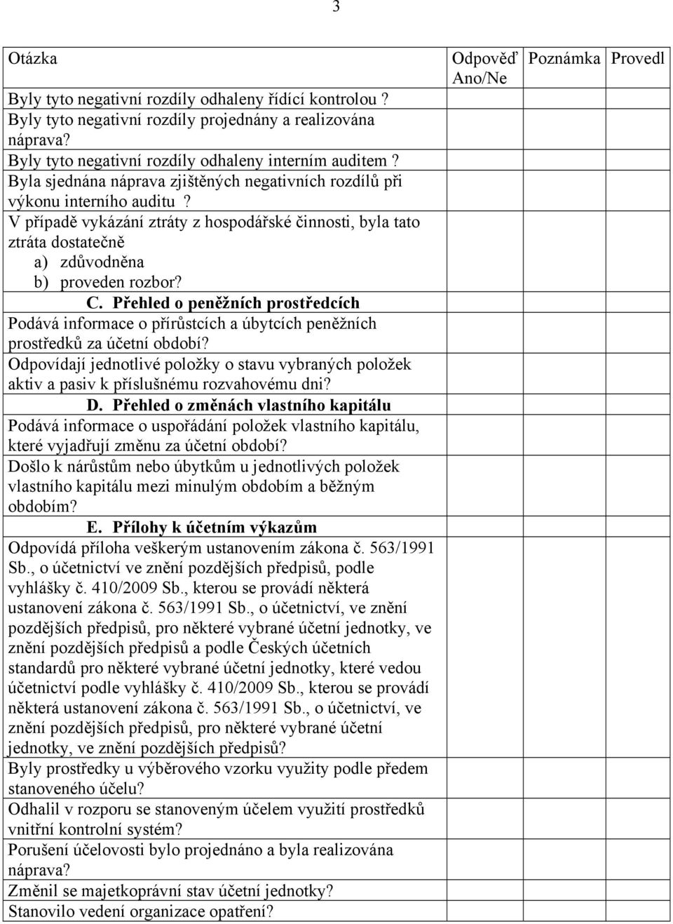 Přehled o peněžních prostředcích Podává informace o přírůstcích a úbytcích peněžních prostředků za účetní období?