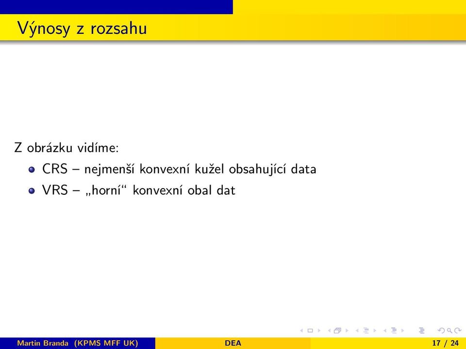 obsahující data VRS horní konvexní