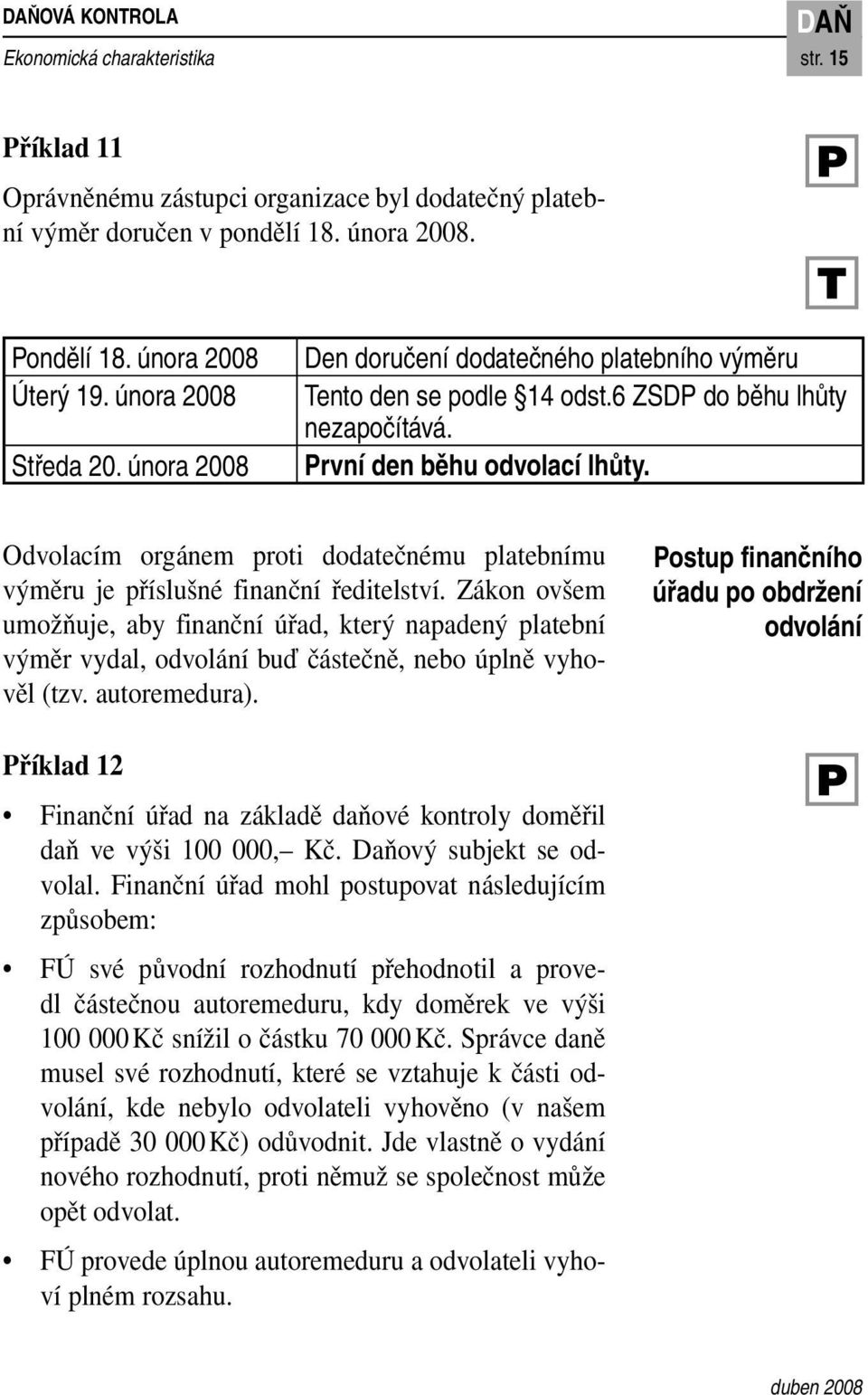 Odvolacím orgánem proti dodatečnému platebnímu výměru je příslušné finanční ředitelství.