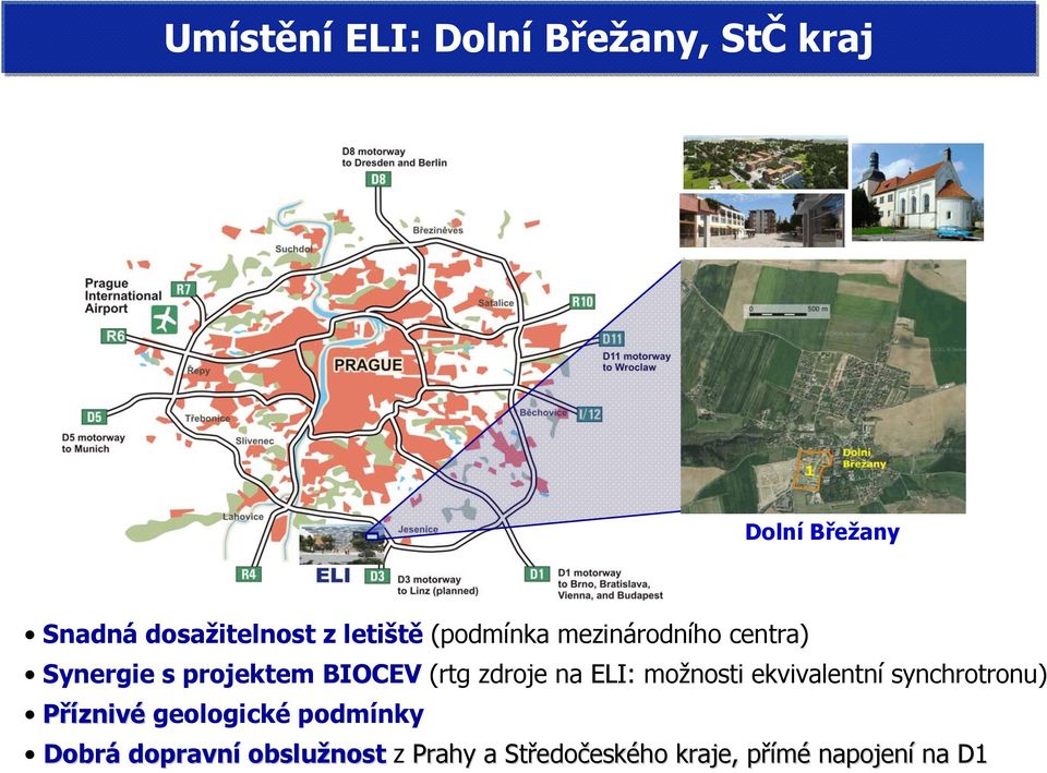 zdroje na ELI: možnosti ekvivalentní synchrotronu) Příznivé