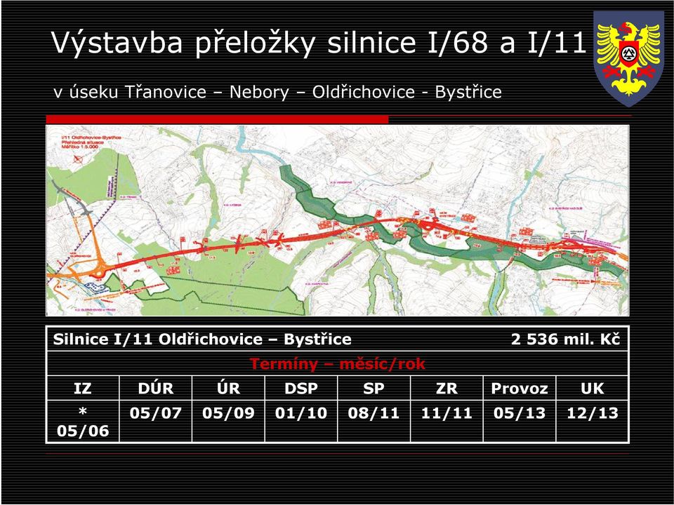 Bystřice 2 536 mil.