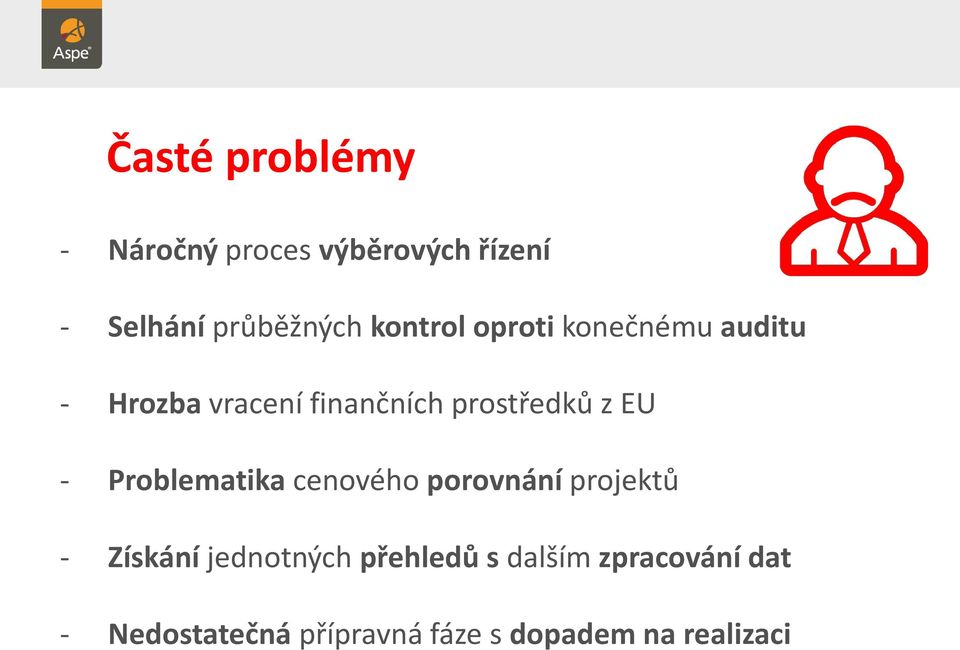 EU - Problematika cenového porovnání projektů - Získání jednotných