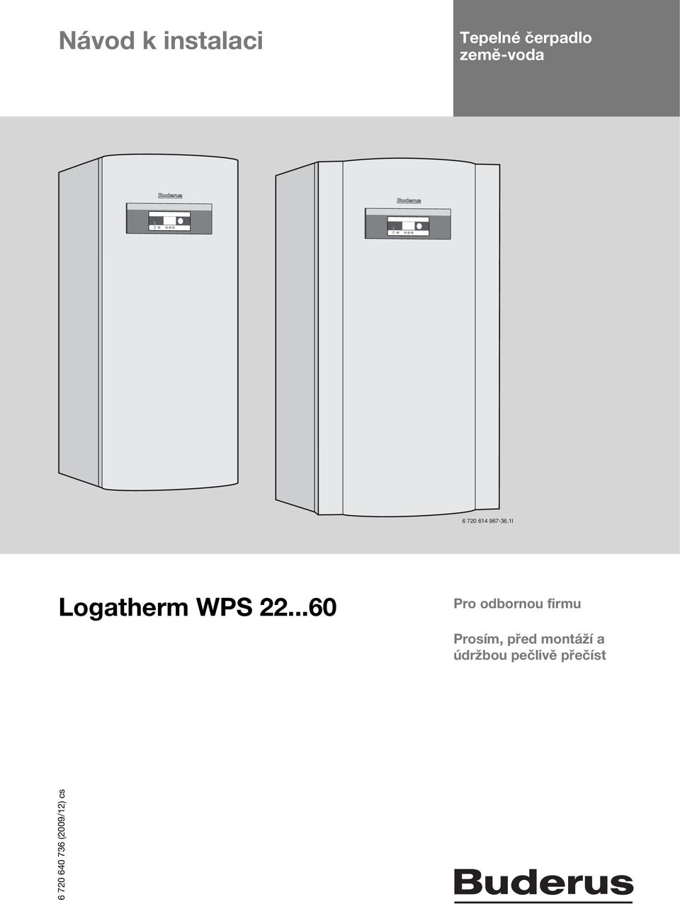 I Logatherm WPS 22.