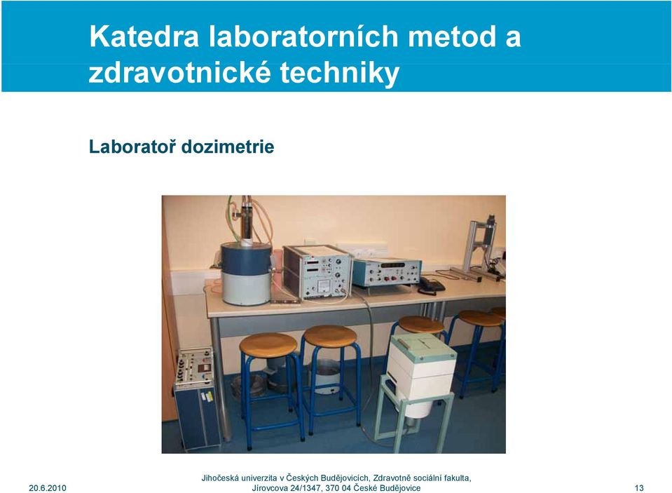 Laboratoř dozimetrie