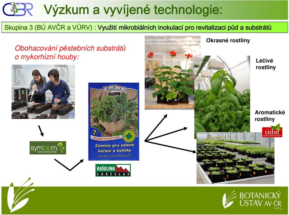 substrátů Obohacování pěstebních substrátů o