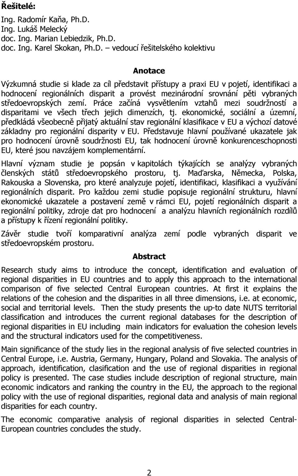 doc. Ing. Karel Skokan, Ph.D.