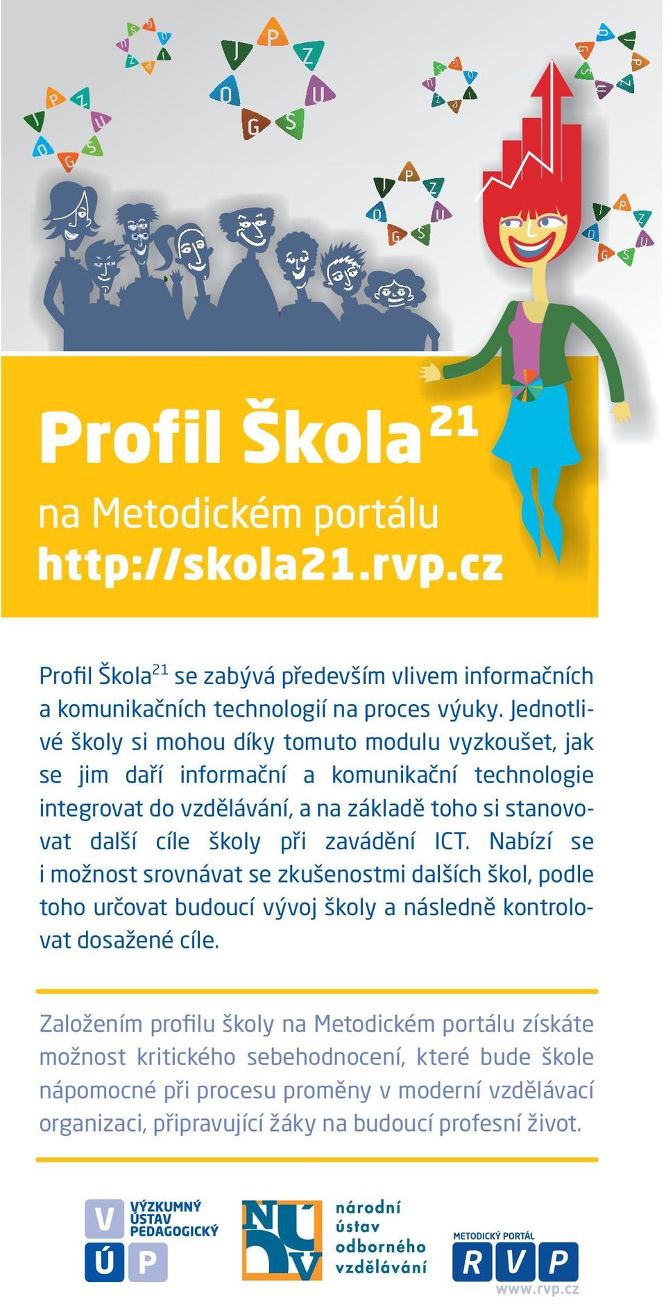 stanovovat další cíle školy při zavádění ICT.