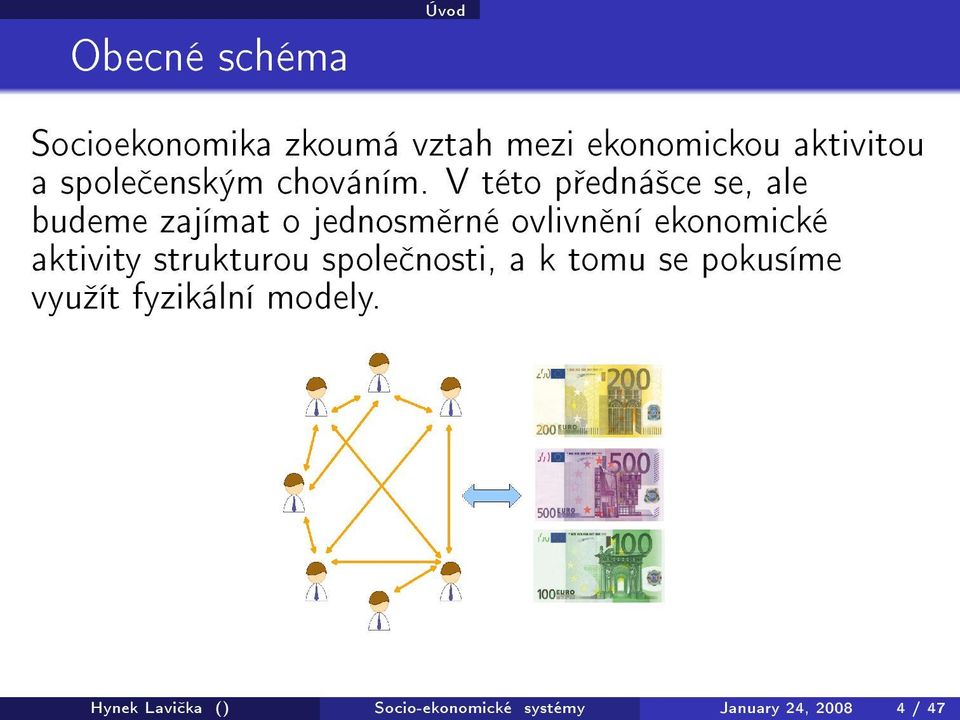 V této p edná²ce se, ale budeme zajímat o jednosm rné ovlivn ní ekonomické