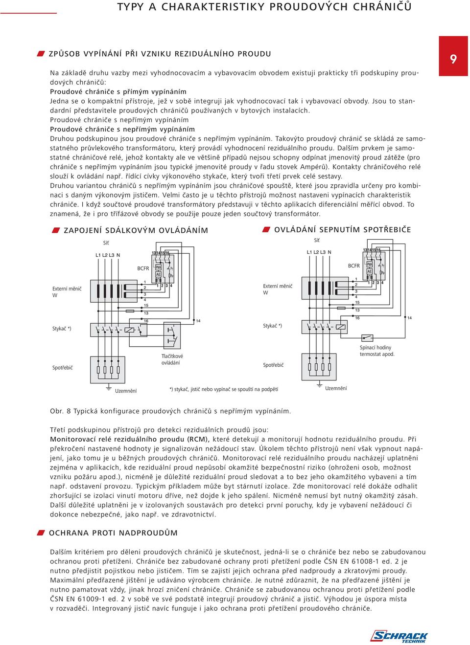 Jsou to standardní představitele proudových chráničů používaných v bytových instalacích.