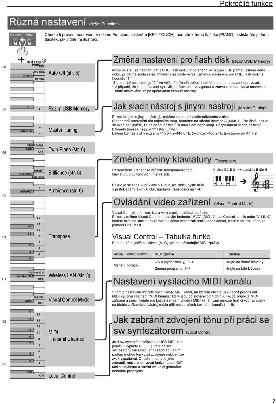 Problém lze často vyřešit změnou nastavení pro USB flash disk na hodnotu 1. Standardní nastavení je 2. Ve většině případů ovšem není třeba toho nastavení upravovat.