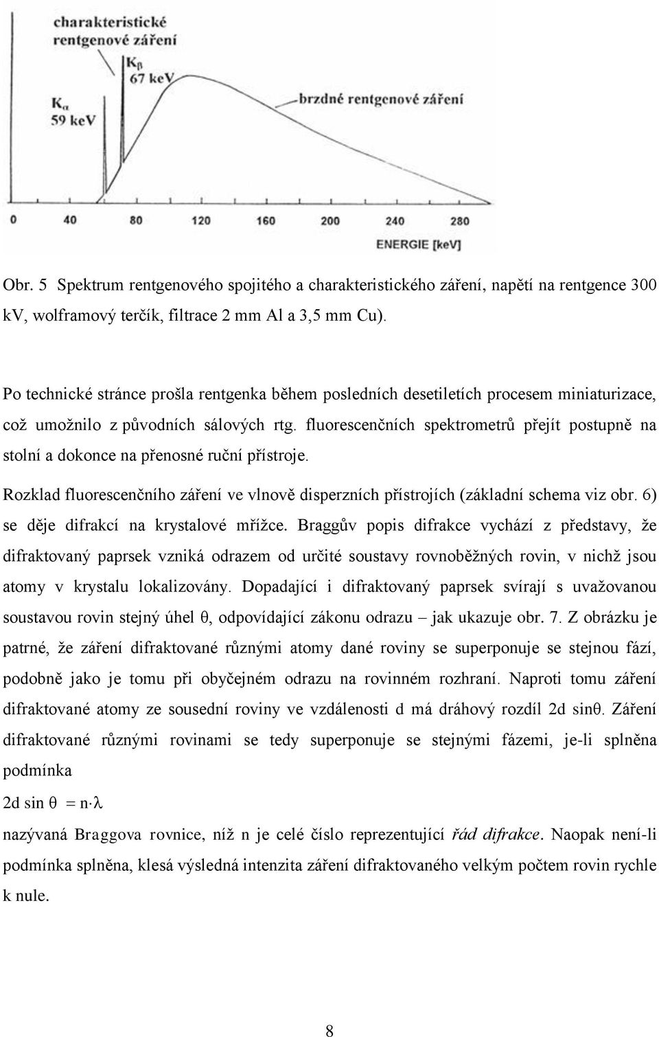 fluorescenčních spektrometrů přejít postupně na stolní a dokonce na přenosné ruční přístroje. Rozklad fluorescenčního záření ve vlnově disperzních přístrojích (základní schema viz obr.