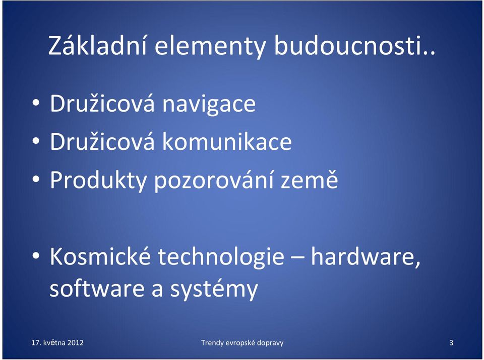 Produkty pozorování země Kosmické technologie