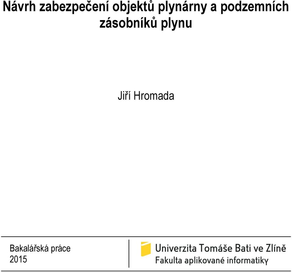 podzemních zásobníků