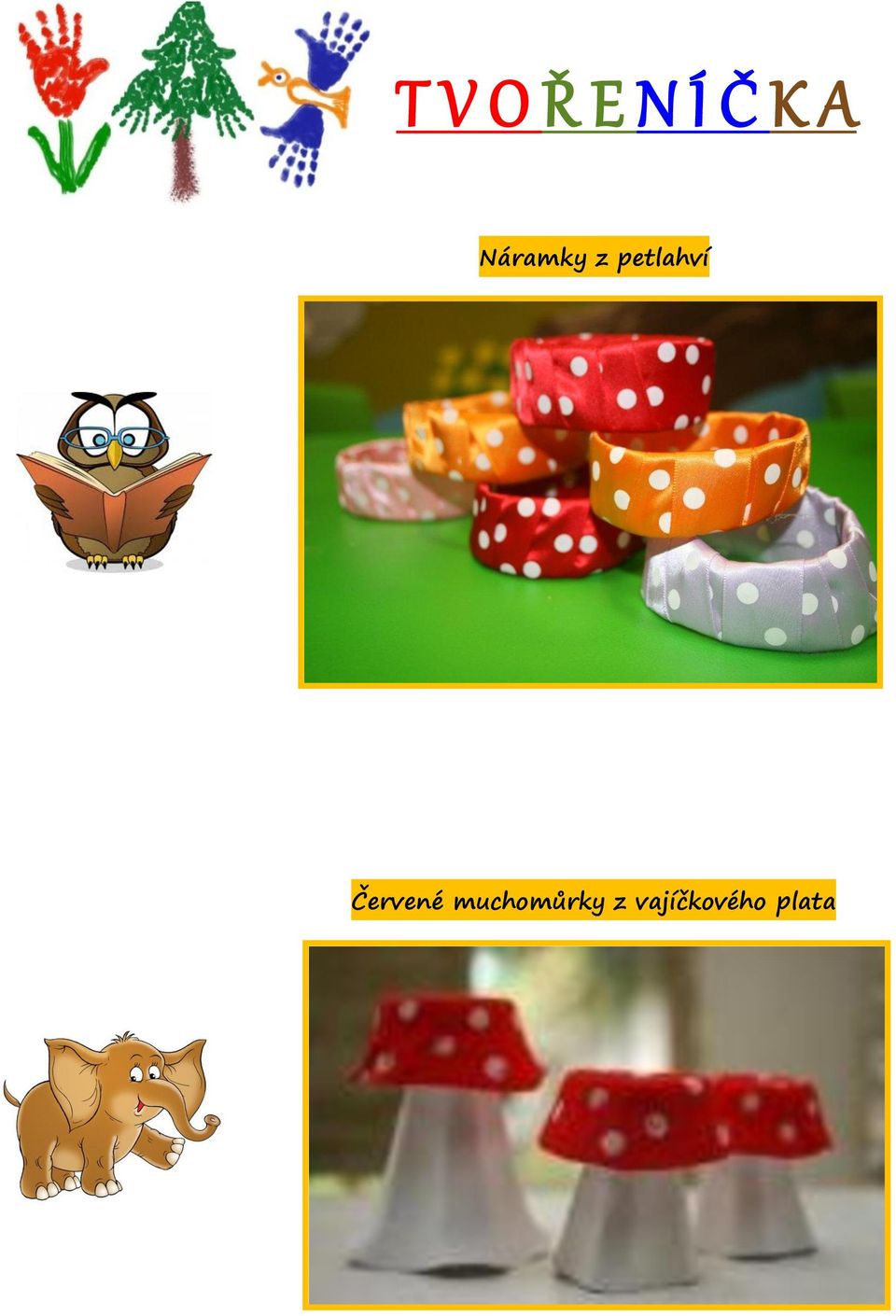 Červené muchomůrky