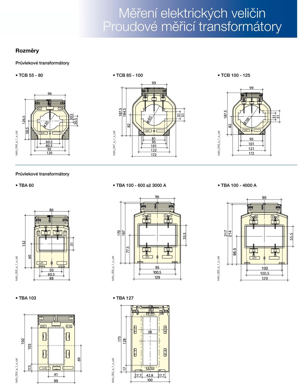 TBA 103 TBA 127 trafo_054_a_1_x_cat trafo_052_a_1_x_cat