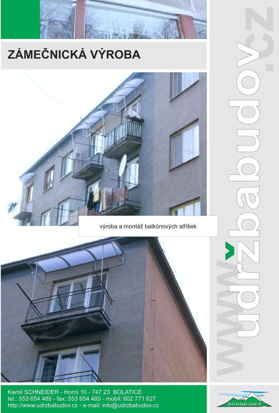 balkónových støíšek