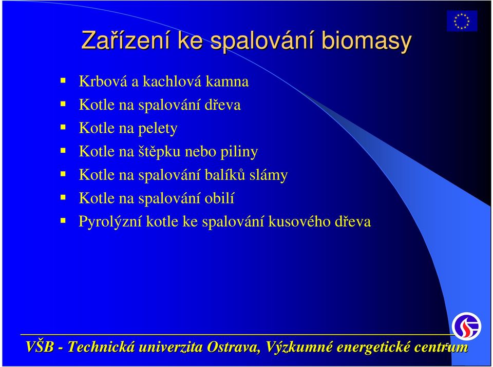 nebo piliny Kotle na spalování balíků slámy Kotle na