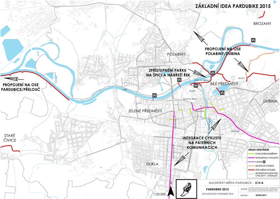 LISTOPADU INTEGRACE CYKLISTŮ NA PÁTEŘNÍCH KOMUNIKACÍCH DAŠICKÁ DRUH OPATŘENÍ CYKLOOBOUSMĚRKY INTEGRACE CYKLISTŮ LÁVKA 5 MLATOVÁ STEZKA ZPEVNĚNÁ STEZKA