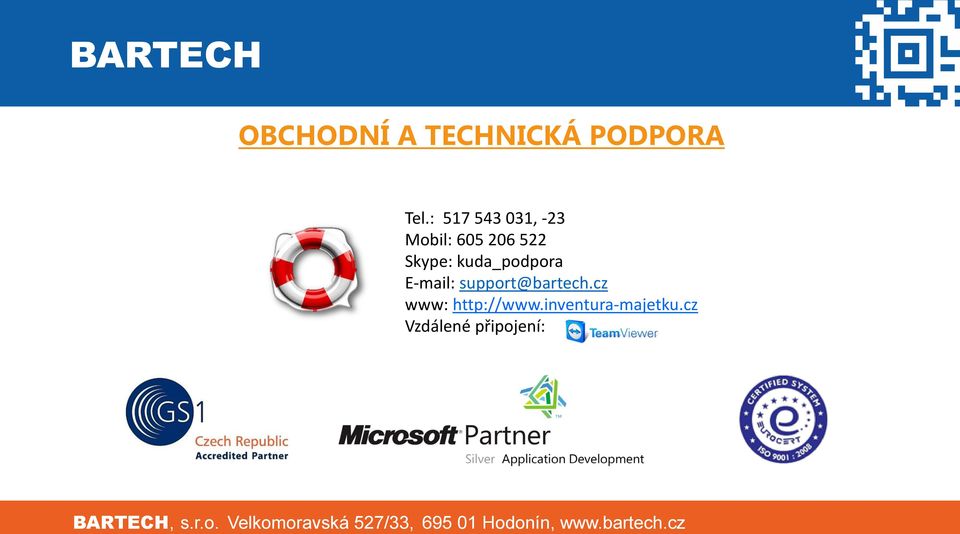 Skype: kuda_podpora E-mail: support@bartech.