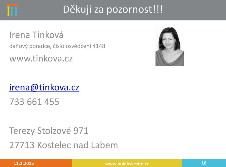 4148 www.tinkova.cz irena@tinkova.