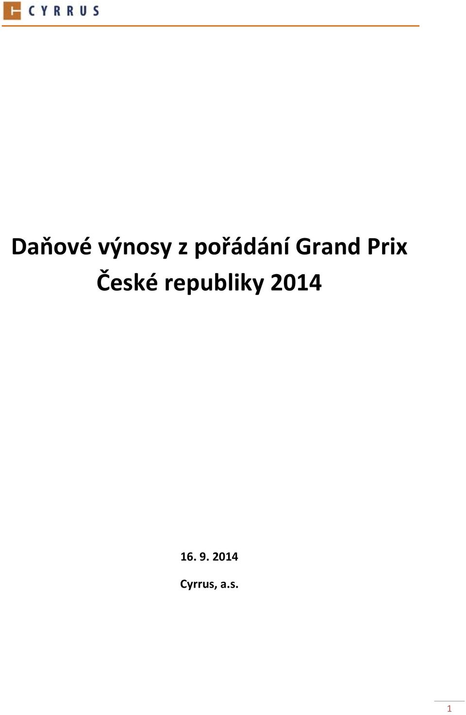 České republiky 2014