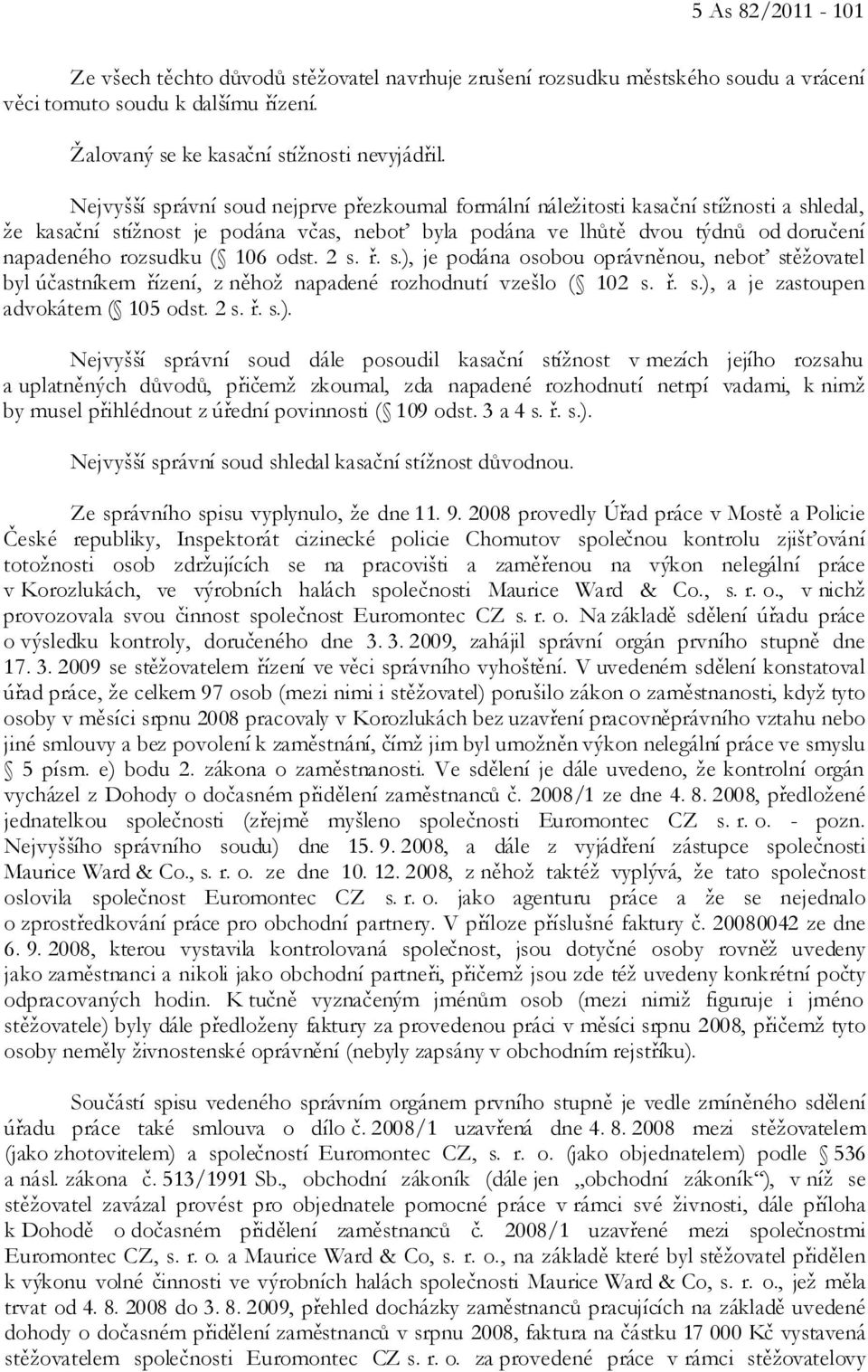 106 odst. 2 s. ř. s.),