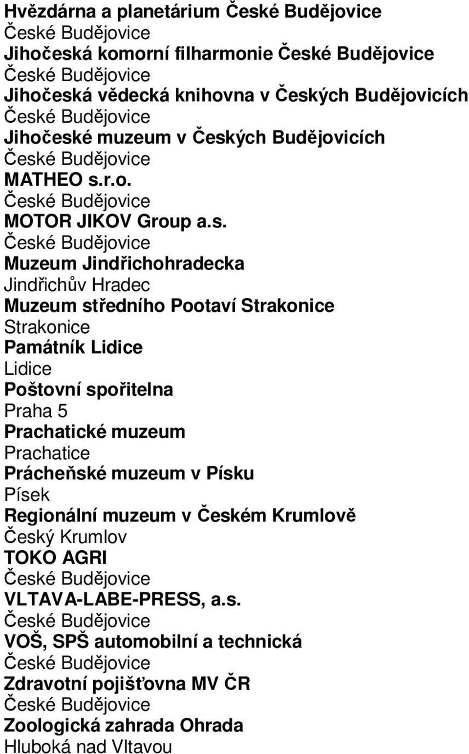 r.o. MOTOR JIKOV Group a.s.