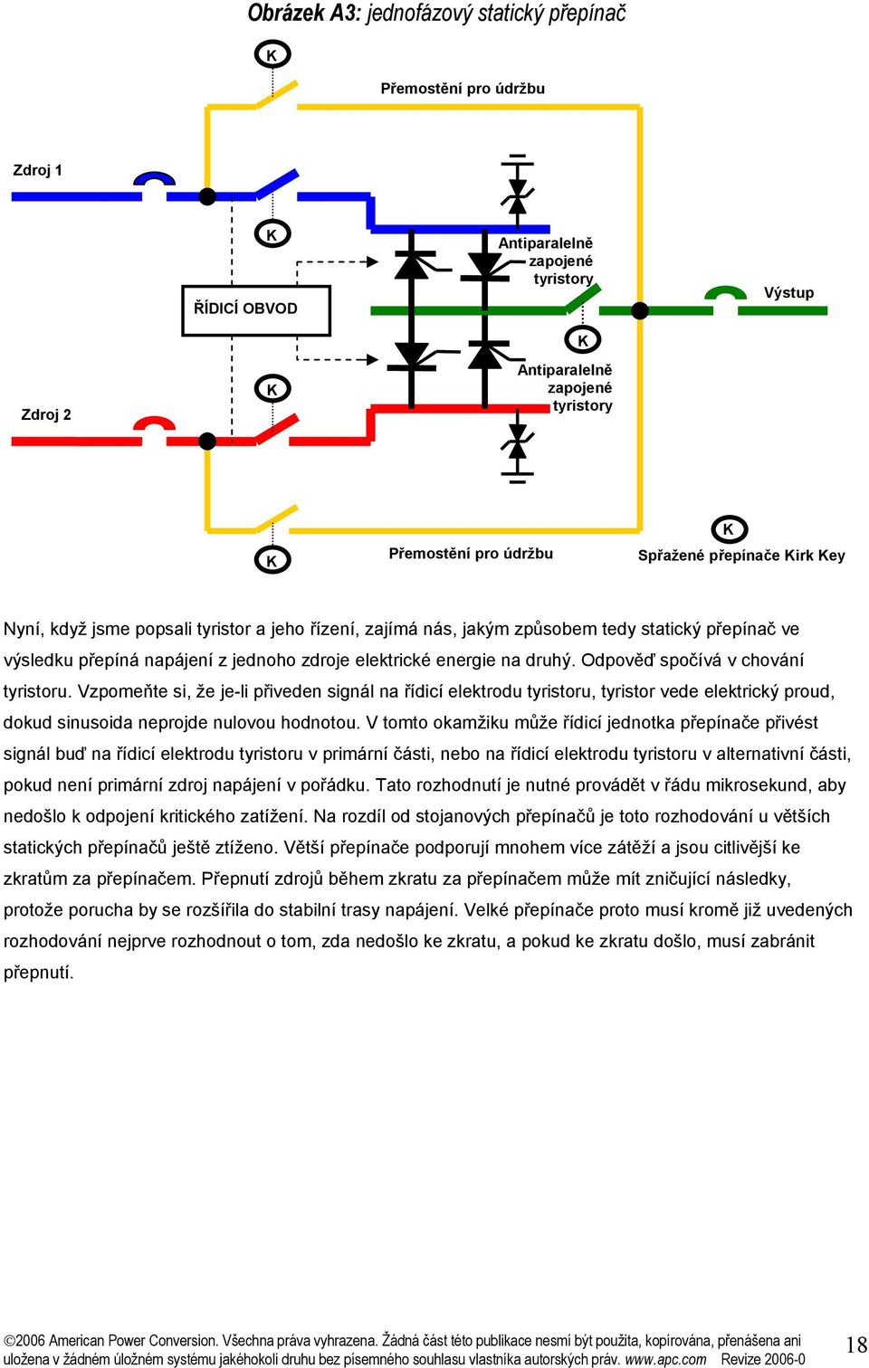 Odpověď spočívá v chování tyristoru. Vzpomeňte si, že je-li přiveden signál na řídicí elektrodu tyristoru, tyristor vede elektrický proud, dokud sinusoida neprojde nulovou hodnotou.