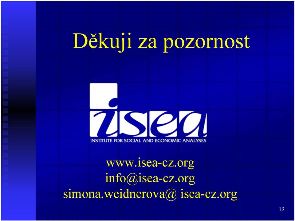 org info@isea-cz.