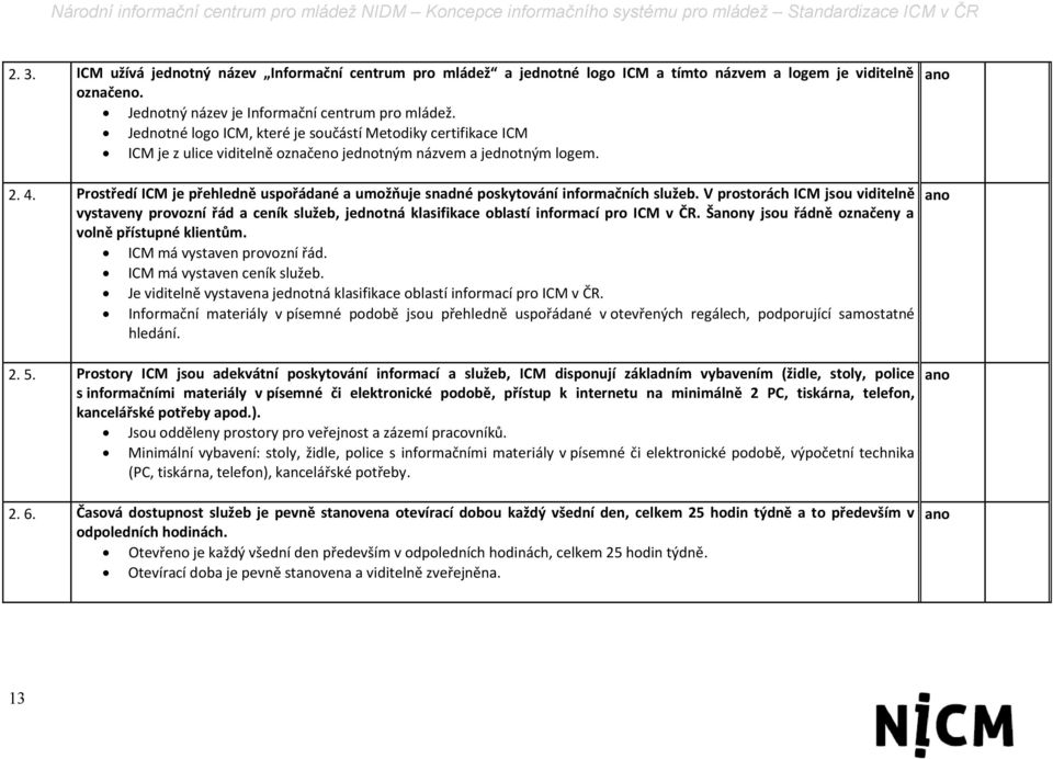 Prostředí ICM je přehledně uspořádané a umožňuje snadné poskytování informačních služeb.