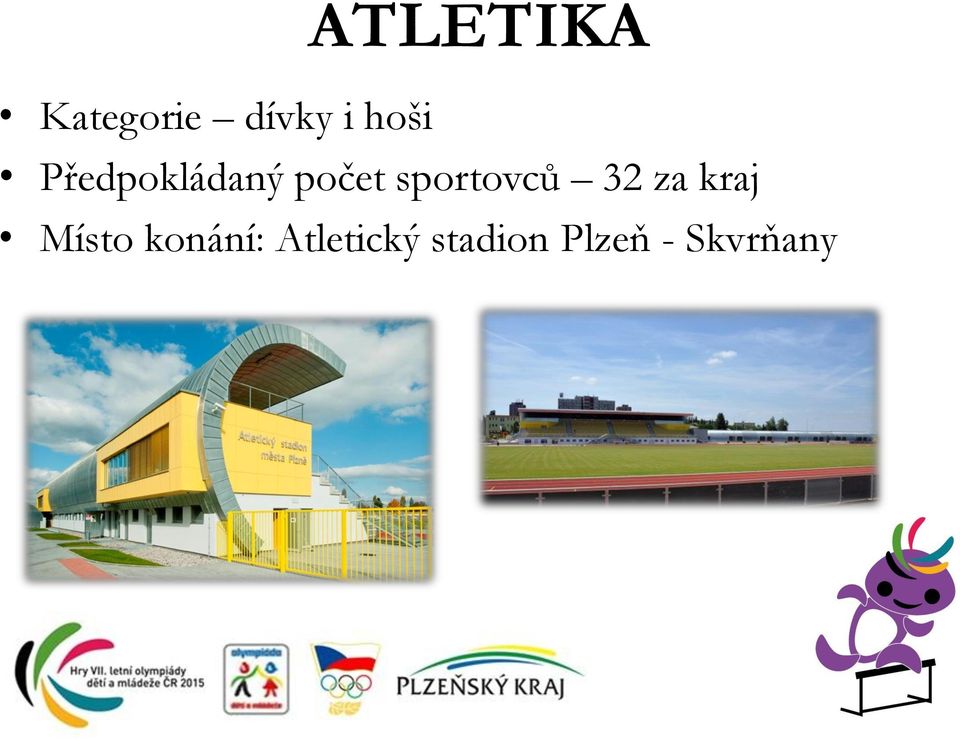 sportovců 32 za kraj Místo