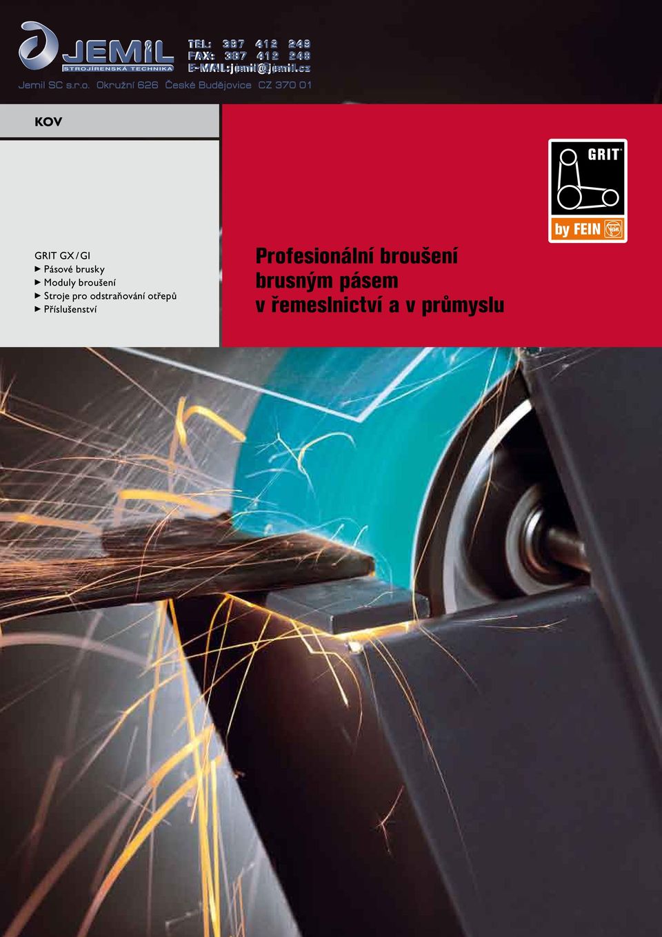 Profesionální broušení brusným pásem v řemeslnictví a v průmyslu - PDF  Stažení zdarma