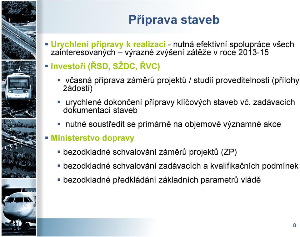 klíčových staveb vč.