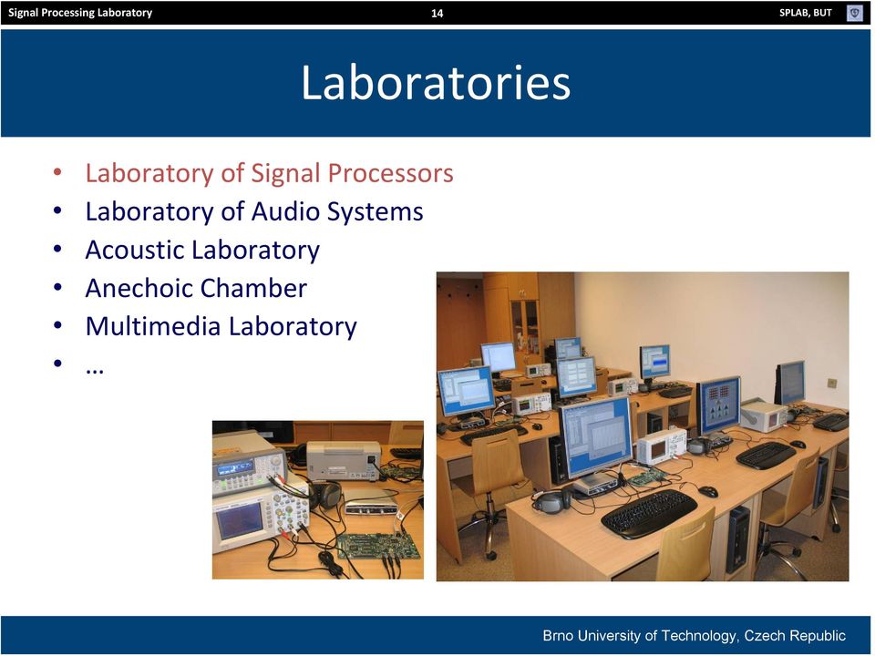 Processors Laboratory of Audio Systems