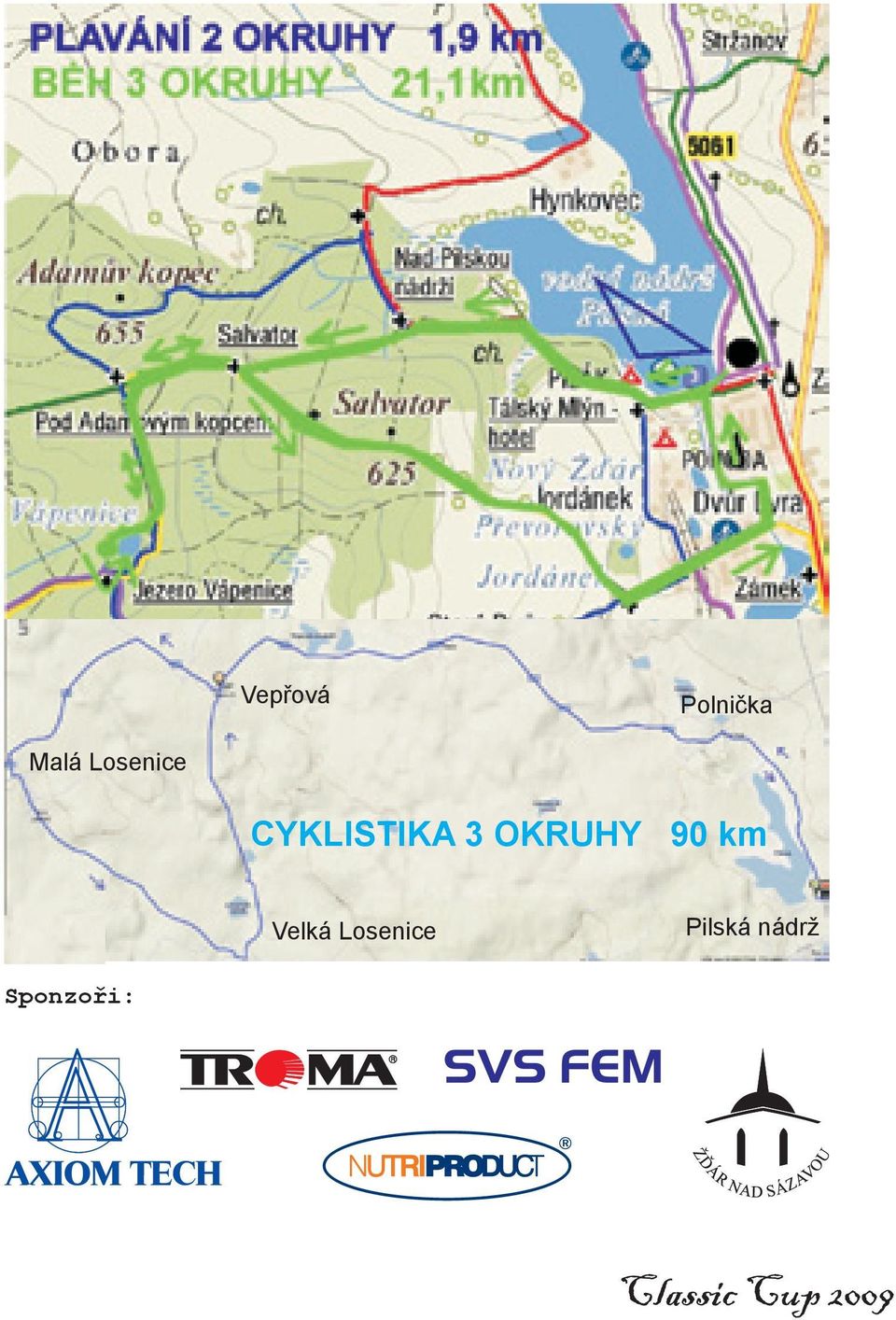OKRUHY 90 km Velká