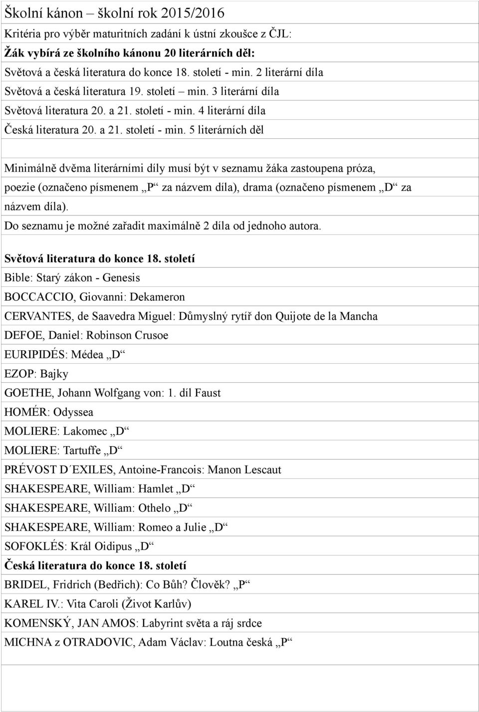 4 literární díla Česká literatura 20. a 21. století - min.